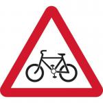 600 mm Tri. Dibond cycle Routeahead Road Sign (without Channel) 424090
