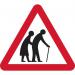 600 mm Tri. Dibond frail Or Disabledpedestrians Road Sign (without Channel) 424096