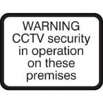 600 X 450 mm Dibond cctv Securityin Operation Road Sign (with Channel) 424119