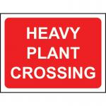 1050 X 750 mm Temporarysign - Heavy Plant Crossing 424135
