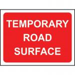 1050 X 750 mm Temporarysign & Frame - Temporary Road Surface 424160