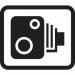 350 X 300 mm Dibond speed Camerasymbol Only Road Sign (with Channel) 424176