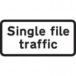593 X 288 mm Dibond singlefile Traffic Road Sign (without Channel) 424187