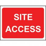 600 X 450 mm Temporarysign - Site Access 424199