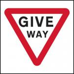 600 X 600 mm Temporarysign - Give Way 424227