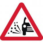 600 mm Tri. Temporarysign & Frame - Loose Gravel 424239