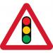 600 mm Tri. Temporarysign & Frame - Traffic Lights 424243