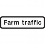 692 X 188 mm Dibond farmtraffic Road Sign (without Channel) 424255