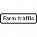 692 X 188 mm Dibond farmtraffic Road Sign (without Channel) 424255