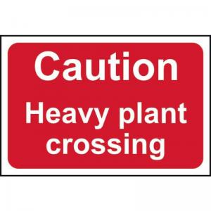 Caution Heavy Plant Crossing - Fmx 600 X 400mm 424280