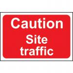 Caution Site Traffic- Fmx (600 X 400 Mm) 424289