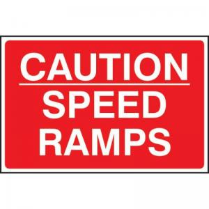 Caution Speed Ramps - Fmx 600 X 400mm 424292