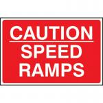 Caution Speed Ramps- 1.2 mm Recyclable Pp (600 X 450 Mm) 424293