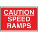 Caution Speed Ramps- 1.2 mm Recyclable Pp (600 X 450 Mm) 424293