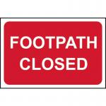 Footpath Closed- 1.2 mm Recyclable Pp (600 X 400 Mm) 424313