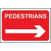 Pedestrians (arrowright) - Fmx (600 X 400 Mm) 424341