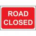 Road Closed - 1.2 mm Recyclable Pp (600 X 400 Mm) 424353