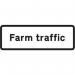 Supplementary Plate farmtraffic - Zin (870 X 300 Mm) 424379