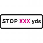 Supplementary Plate stopxxx Yds - Zin (860 X 360 Mm) 424394