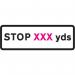 Supplementary Plate stopxxx Yds - Zin (860 X 360 Mm) 424394