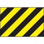 Black & Yellow Warningpanel - Pp (600 X 400 Mm) 424415