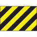 Black & Yellow Warningpanel - Pp (600 X 400 Mm) 424415