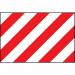 Red & White Warningpanel - Pp (600 X 400 Mm) 424433