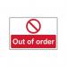 Out of Order -1.2 mm Recyclable Pp (300 X 200 Mm) 424470