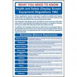 Safety Poster: Dse Regulations- 1.2 mm Recyclable Pp (400 X 600 Mm) 424501