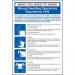 Safety Poster: Manual Handlingregulations - 1.2 mm Recyclable Pp (400 X 600 Mm) 424504