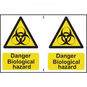 Danger Biological Hazard - Sapp 300 X 200mm 424509