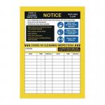 Covid-19 Cleaning Inspectioninsert - Pp (210 X 297 Mm) Pack of 10 424512