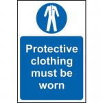 Protective Clothing Mustbe Worn - Sav (200 X 300 Mm) 424528