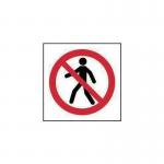 No Thoroughfare Symbol- Sav (200 X 200 Mm) 424558