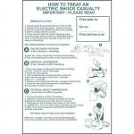 How to Treat An Electricshock Casualty - Pp (400 X 600 Mm) 424568