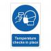 Temperature Checksin Place - 1.2 mm Recyclable Pp (200 X 300 Mm) 424593
