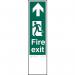 Fire Exit Man Left Arrowup - Taktyle (75 X 300 Mm) 424603