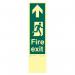 Fire Exit Man Right Arrowup - Taktyleph (75 X 300 Mm) 424608