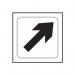 Arrow Graphic (diagonal)- Taktyle (150 X 150 Mm) 424615