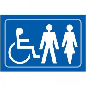 Disabled Ladies Gentlemen Graphic - Taktyle 225 X 150mm 424628