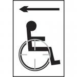 Disabled Arrow Left- Taktyle (150 X 225 Mm) 424629