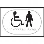 Disabled Gentlemen Graphic- Taktyle (225 X 150 Mm) 424635