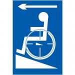 Disabled Ramp Arrowleft - Taktyle (150 X 225 Mm) 424640