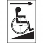 Disabled Ramp Arrowright - Taktyle (150 X 225 Mm) 424641