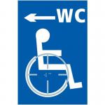 Disabled Wc Arrowleft - Taktyle (150 X 225 Mm) 424647