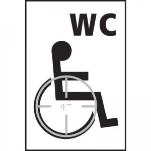 Disabled Wc Graphic - Taktyle 150 X 225mm 424652