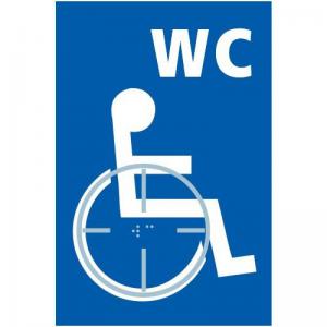 Disabled Wc Graphic - Taktyle 150 X 225mm 424653
