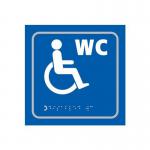 Disabled Wc Symbol- Taktyle (150 X 150 Mm) 424655