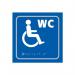 Disabled Wc Symbol- Taktyle (150 X 150 Mm) 424655
