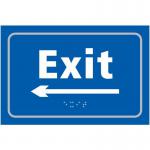Exit Arrow Left- Taktyle (225 X 150 Mm) 424667